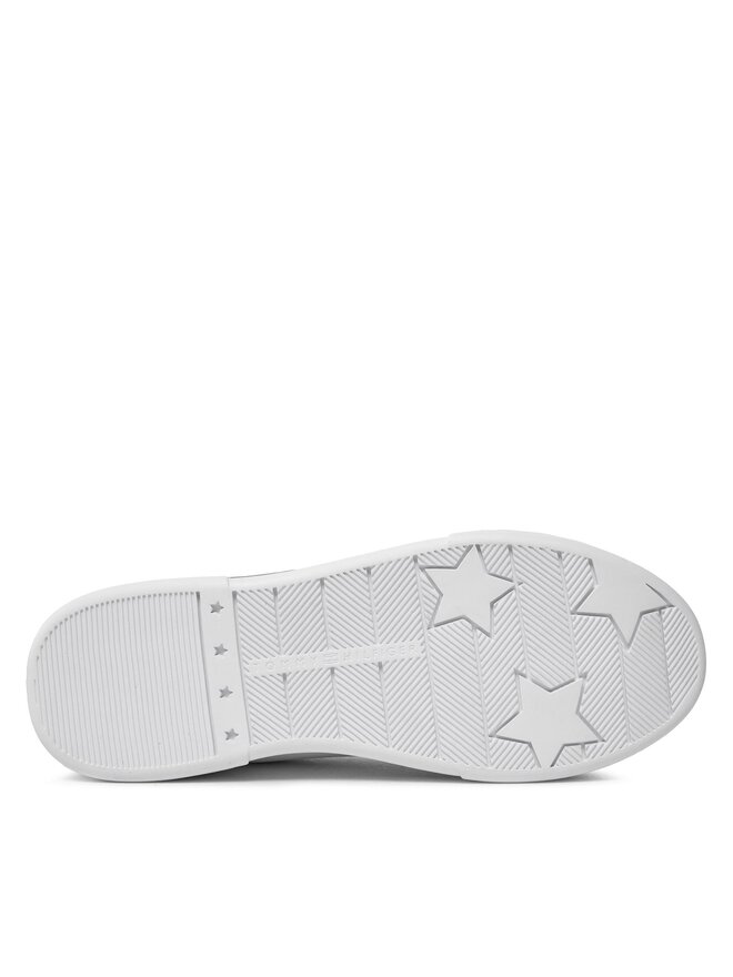 Tommy Hilfiger Sneakers Tommy Hilfiger Chique Court Sneaker FW0FW07634 Alb