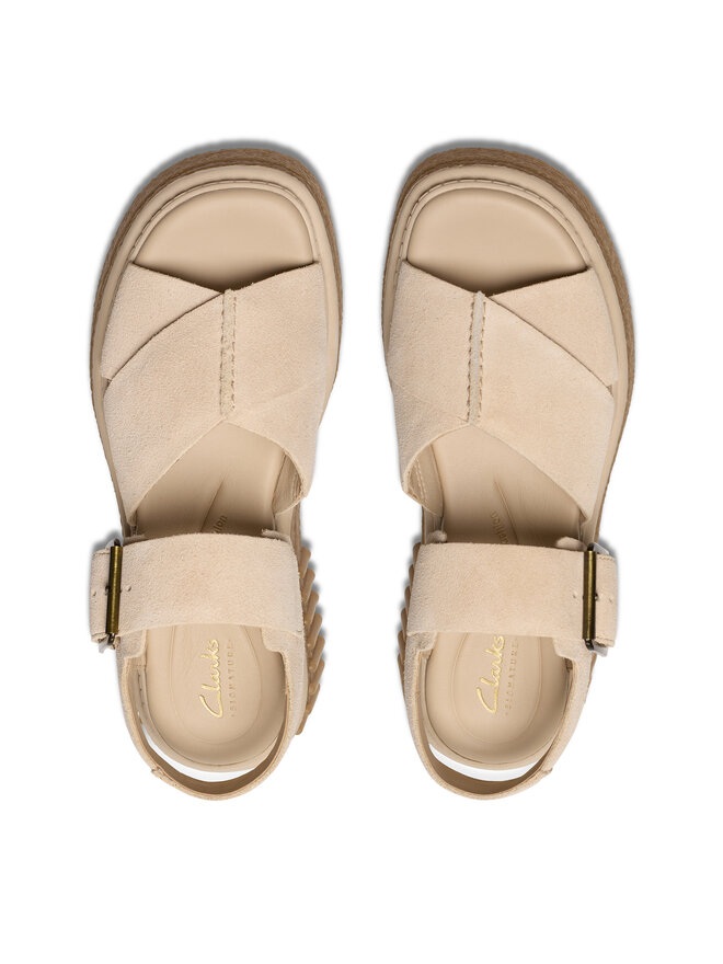 Clarks Szandál Clarks Evamar Wish 26181202 Bézs