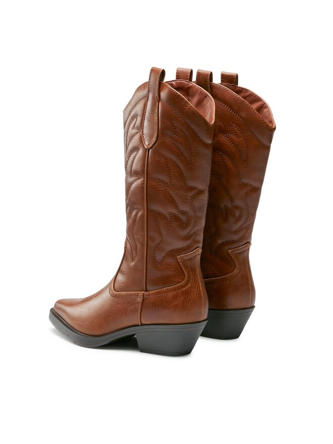ONLY Shoes Kowbojki ONLY Shoes Onlbronco 15304379 Brązowy