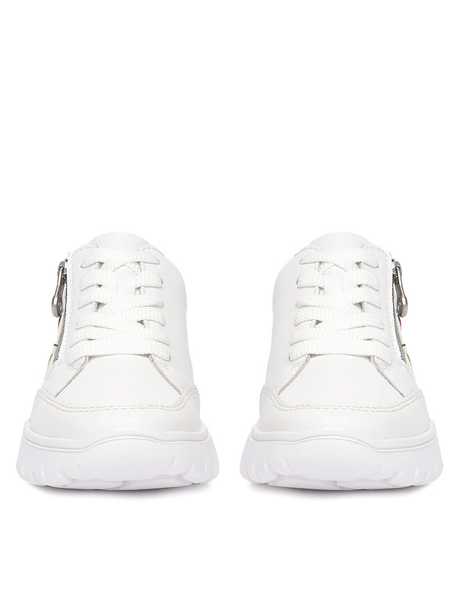 Rieker Sneakersy Rieker N1313-80 Biały