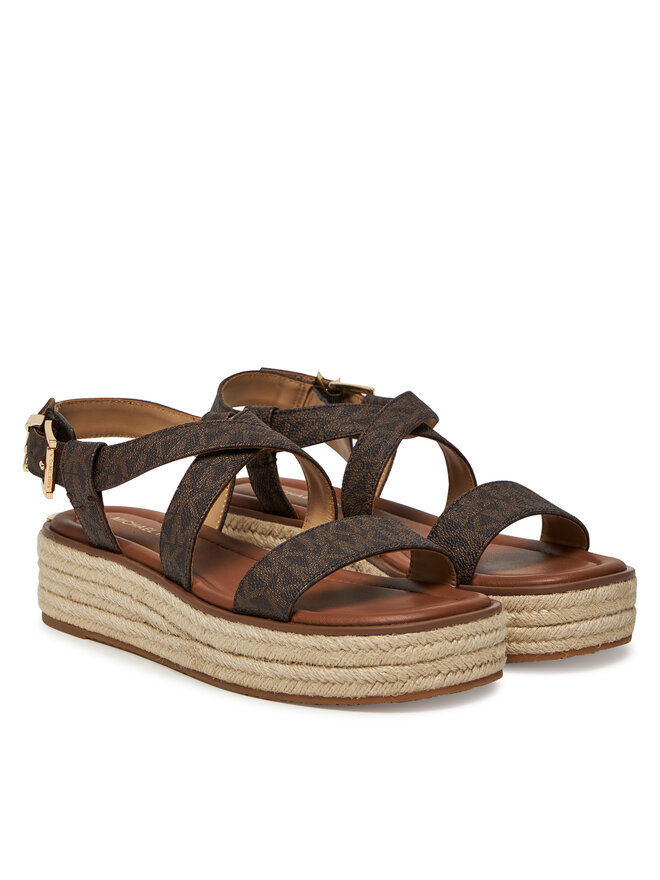 MICHAEL Michael Kors Espadrilles MICHAEL Michael Kors Lynn 40S5LYFS1B Braun