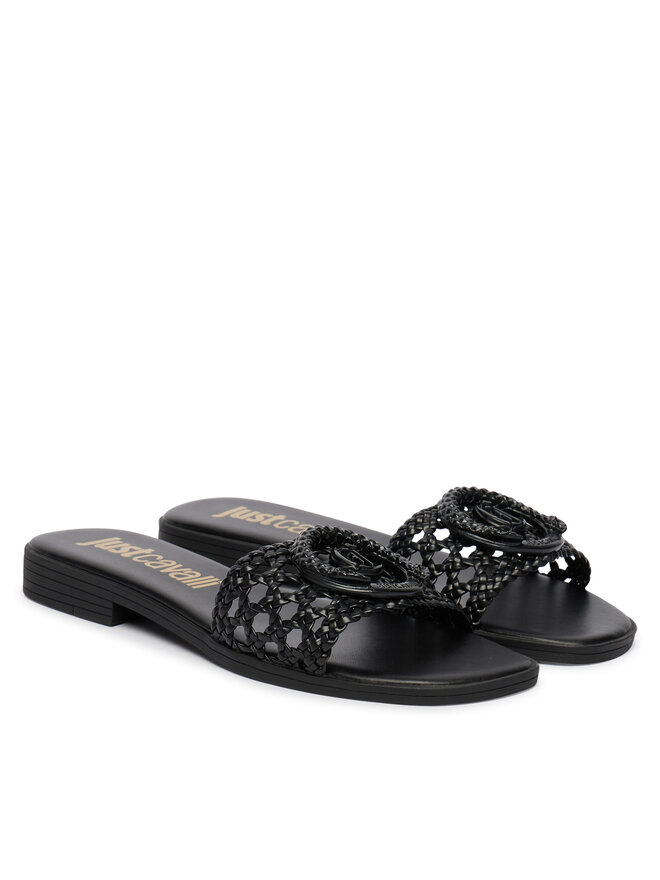 Just Cavalli Шльопанці Just Cavalli 80RA3S83 ZSE38 Чорний