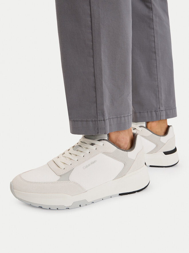 Calvin Klein Sneakers Calvin Klein City Runner Laceup Ny-Su HM0HM02308 Creme