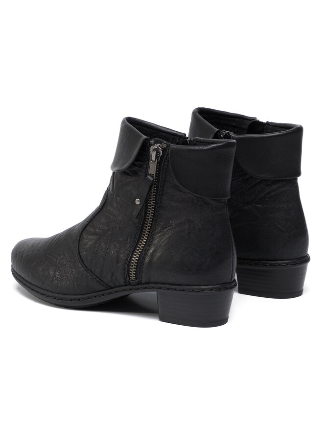 Rieker Botine Rieker Y07A8-01 Negru