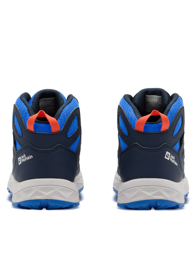 Jack Wolfskin Trekking čevlji Jack Wolfskin Woodland 2 Texapore Mid K 4059831 Mornarsko modra