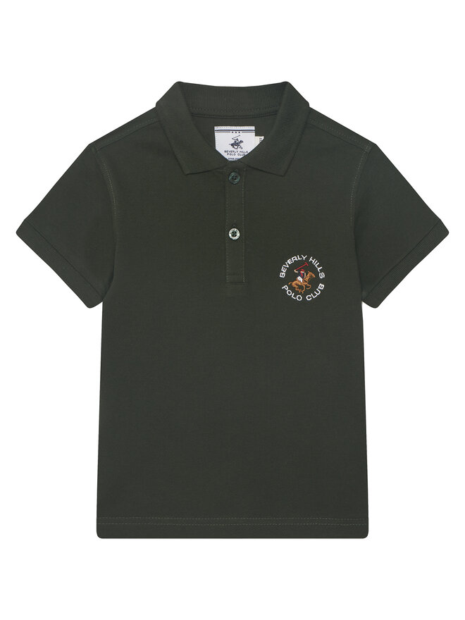 Beverly Hills Polo Club Beverly Hills Polo Club Поло P-SS26B-P42560 Темно-зелений Regular Fit