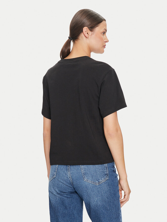 Guess Jeans Guess Jeans T-Shirt W4YI73 K8HM0 Μαύρο Regular Fit