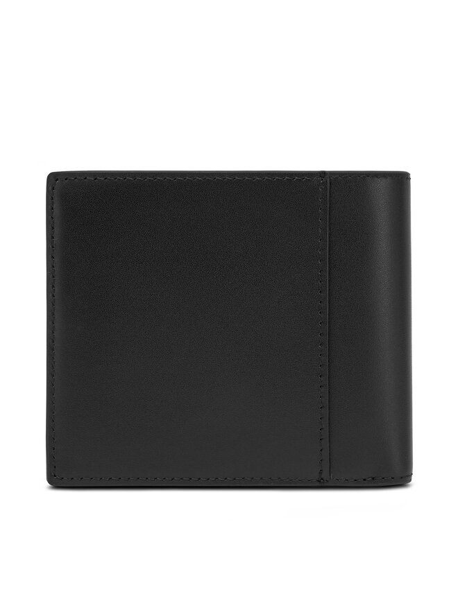 Calvin Klein Jeans Liels vīriešu maks Calvin Klein Jeans Mono Logo Bifold LV04G1030G Melns