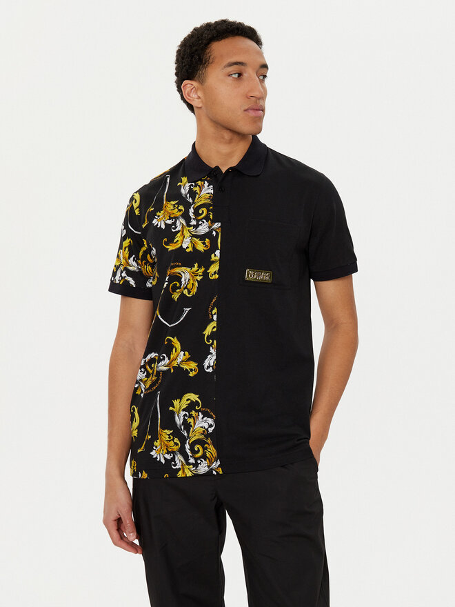 Versace Jeans Couture Versace Jeans Couture Poloshirt 78GAG625 Schwarz Regular Fit