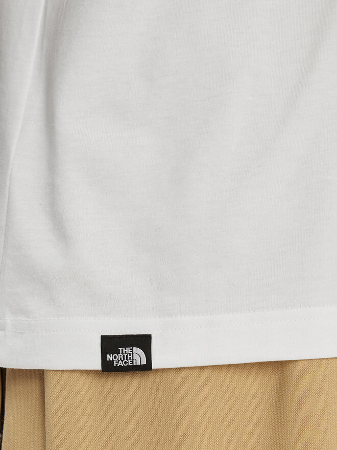 The North Face The North Face Marškinėliai Simple Dome NF0A87NG Balta Regular Fit