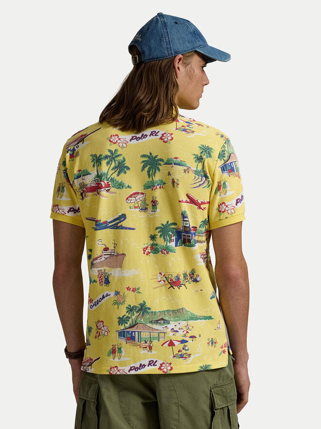 Polo Ralph Lauren Polo Ralph Lauren Poloshirt 710963485001 Gelb Custom Slim Fit