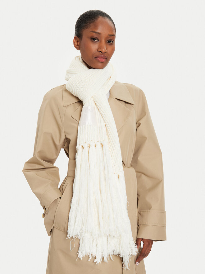 Patrizia Pepe Bufanda Patrizia Pepe 2F0049/K070 Écru
