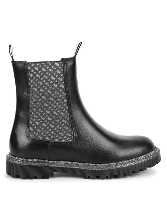 BOSS Bokacsizma Boss J19088 S Fekete