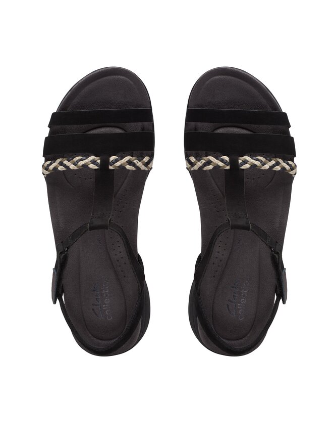 Clarks Босоніжки Clarks Amanda Tealite 26171125 Чорний