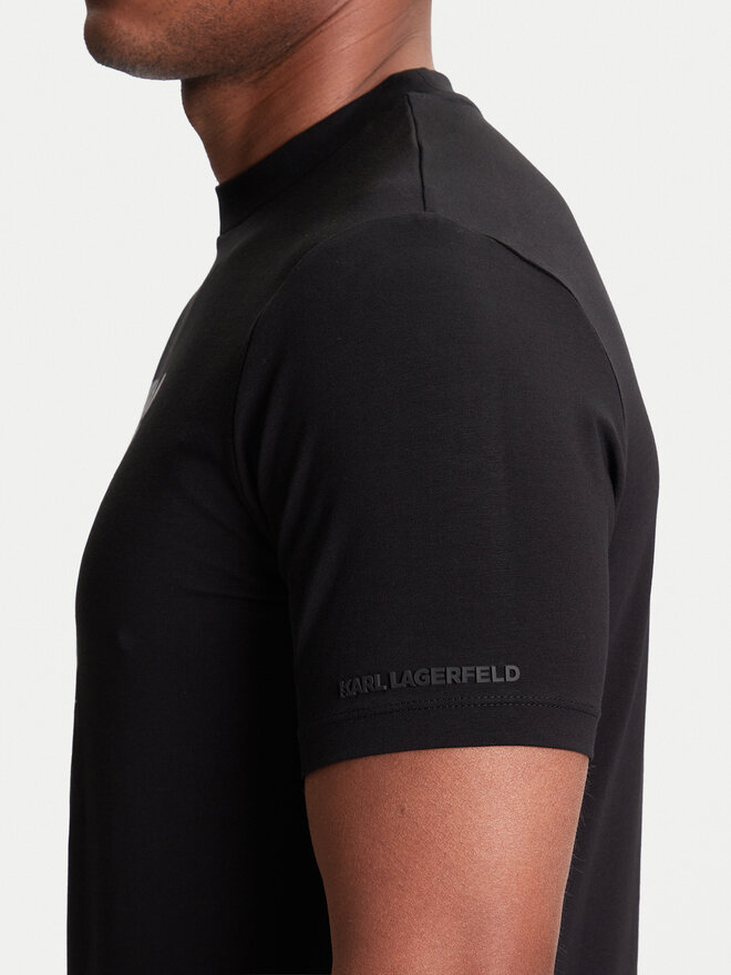 KARL LAGERFELD KARL LAGERFELD Camiseta 755037 553235 Negro Regular Fit