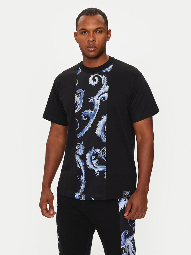 Versace Jeans Couture Versace Jeans Couture T-Shirt 77GAH612 JS388 Schwarz Regular Fit