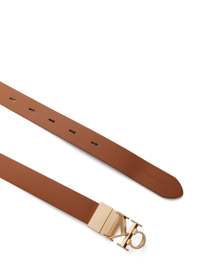 Calvin Klein Damengürtel Calvin Klein Facet CK Pebble LV04F7044G Braun