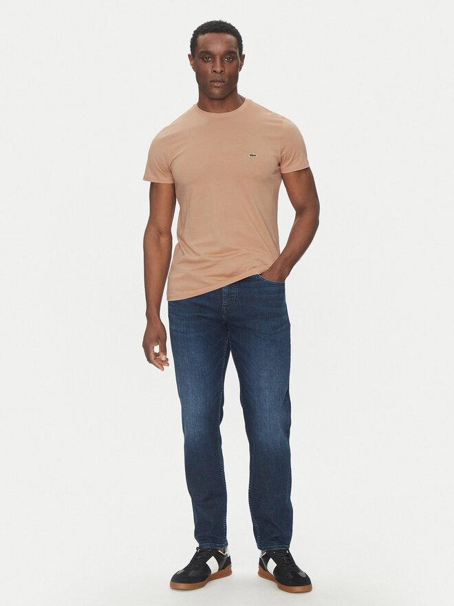 Lacoste Lacoste Футболка TH6709 Бежевий Regular Fit