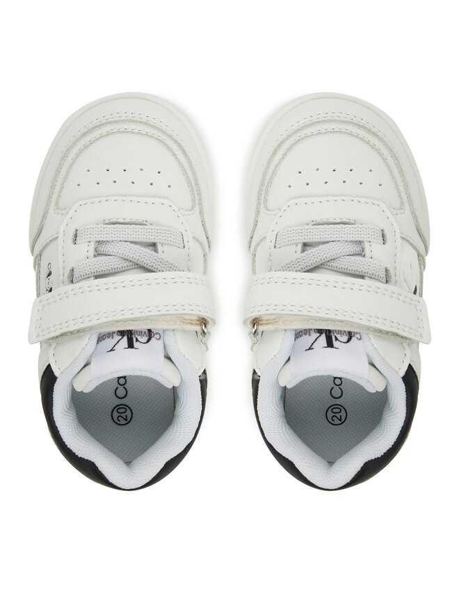 Calvin Klein Jeans Sneakersy Calvin Klein Jeans Low Cut Lace-Up/ Velcro Sneaker V1X9-82077-1355 M Biały