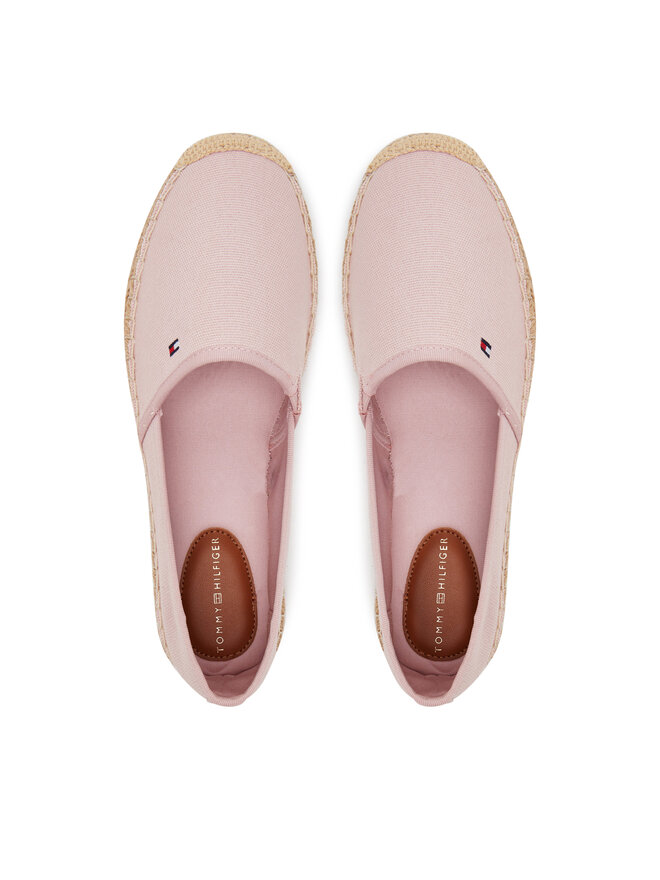 Tommy Hilfiger Espadrilles Tommy Hilfiger Flag Canvas Espadrille FW0FW08541 Rosa