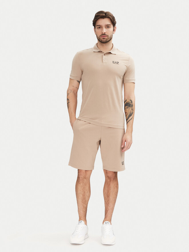 EA7 Emporio Armani EA7 Emporio Armani Poloshirt 8NPF14 PJVQZ U6155 Beige Regular Fit