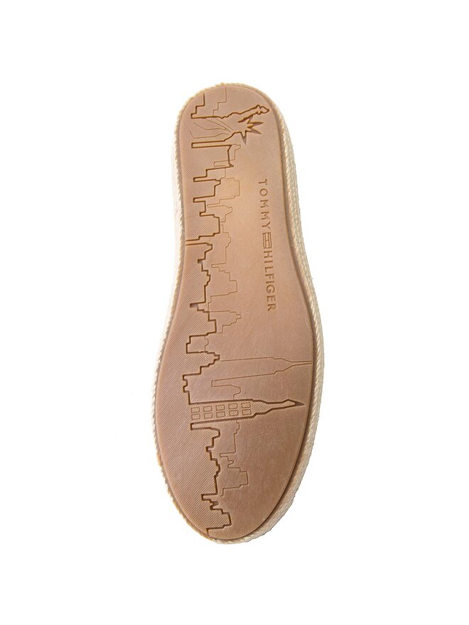 Tommy Hilfiger Espadrilles Tommy Hilfiger Easy Summer Print Slip On FM0FM01814 Beige