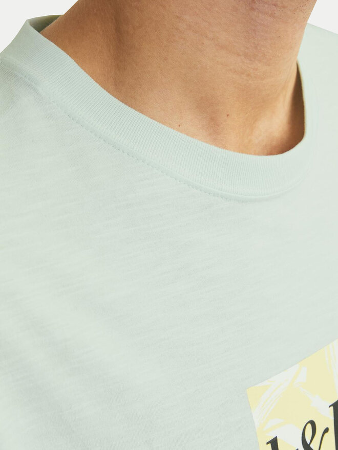 Jack&Jones Jack&Jones Póló Lafayette 12250436 Zöld Relaxed Fit