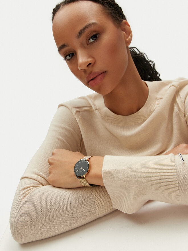 Daniel Wellington Zegarek Daniel Wellington Petite Yg Mesh DW00100347 Złoty