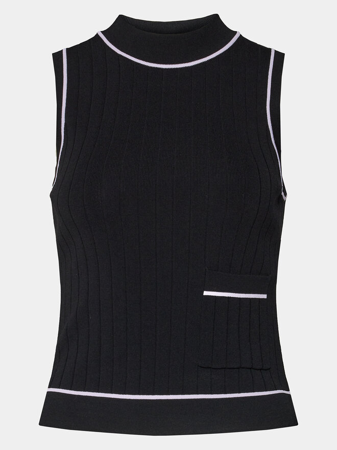 Armani Exchange Armani Exchange Top 3DYH2A YMH6Z 1200 Schwarz Regular Fit