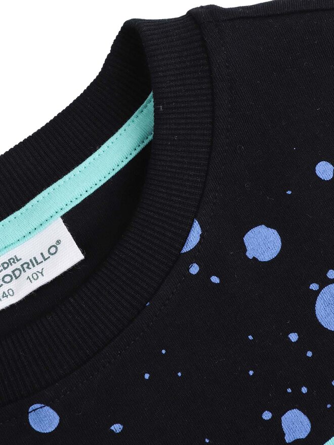 Coccodrillo Coccodrillo Camiseta WC5143203VBB Negro Regular Fit