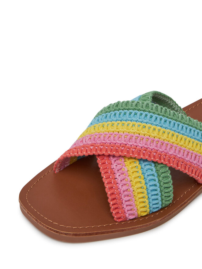 DeeZee Pantoletten DeeZee E4736-1 Bunt