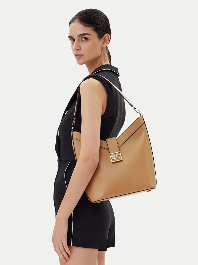 Elisabetta Franchi Ročna torba Elisabetta Franchi BS-19A-51E2-V400 Rjava