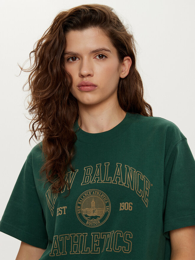 New Balance New Balance Camiseta WT43548 Verde Oversize
