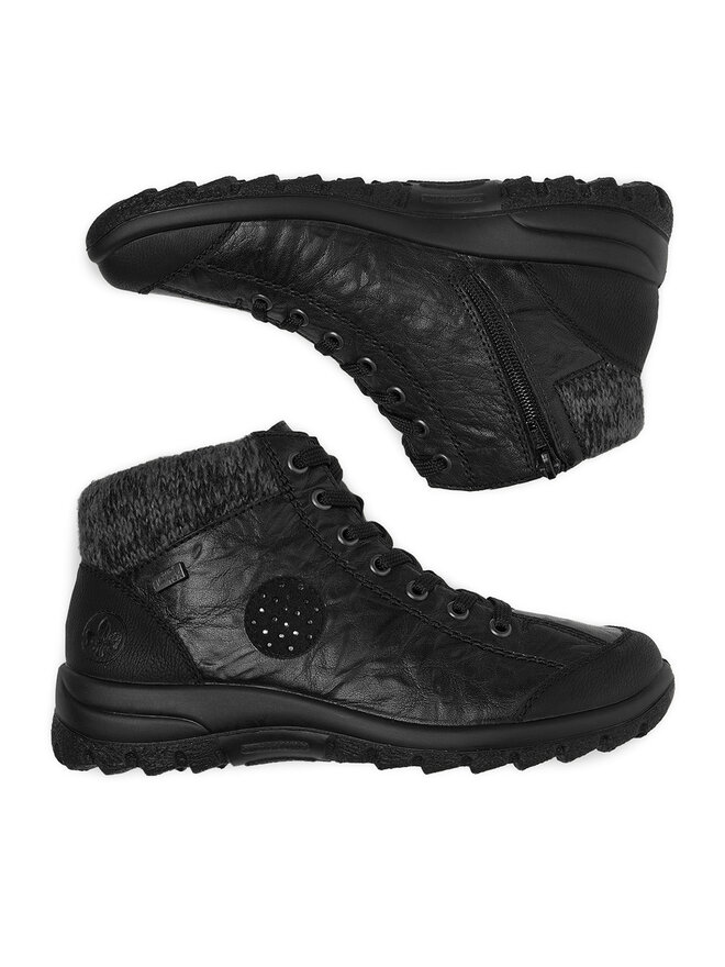 Rieker Schnürschuhe Rieker CEO-L7110-01 Schwarz