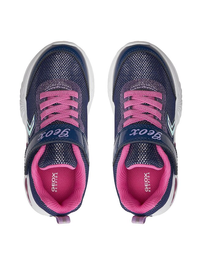 Geox ASSISTER - Baskets Basses - Blue/multicolor/bleu Marine