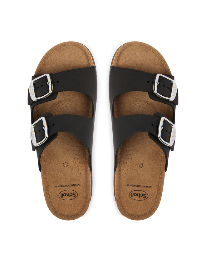 Scholl Шльопанці Scholl Bora 2 Buckles MF00751 Чорний