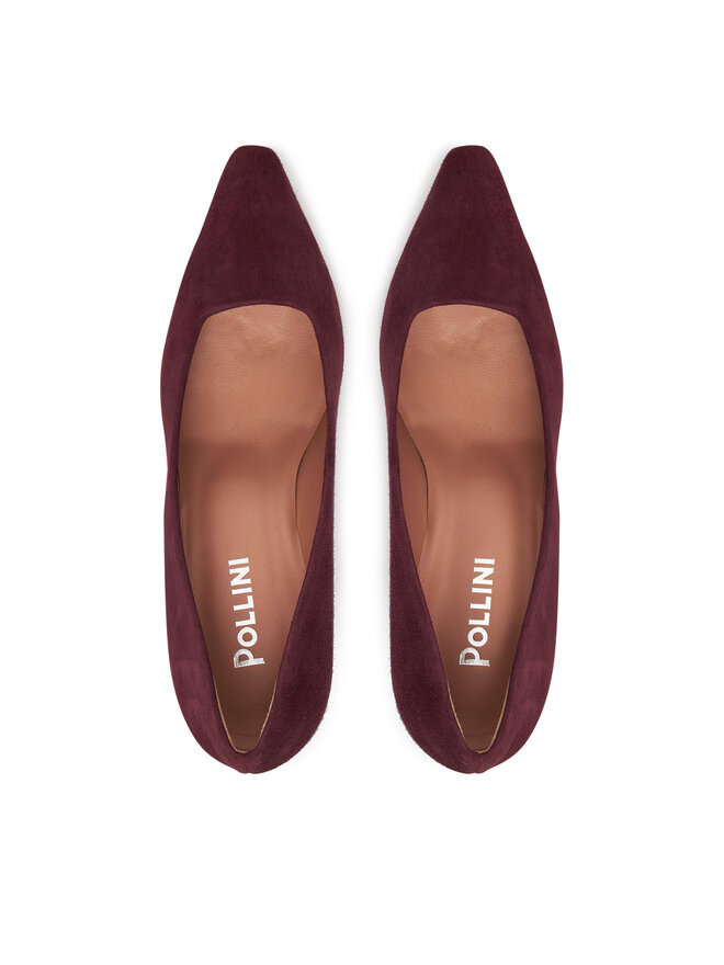 Pollini Pantofi cu toc subțire Pollini SA10257M0NTA0561 Vișiniu