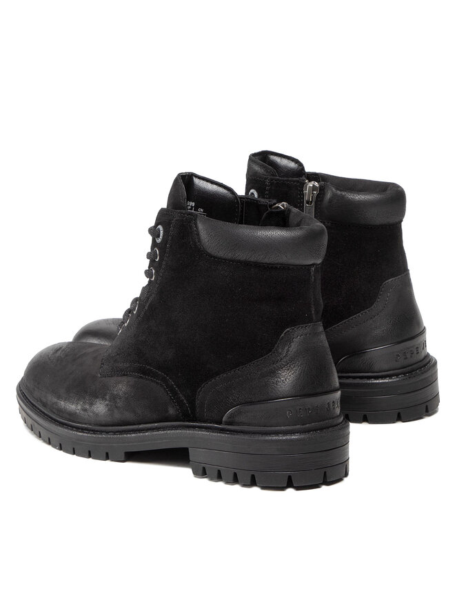 Pepe Jeans Kozaki Pepe Jeans Ned Boot Antic Warm PMS50222 Czarny