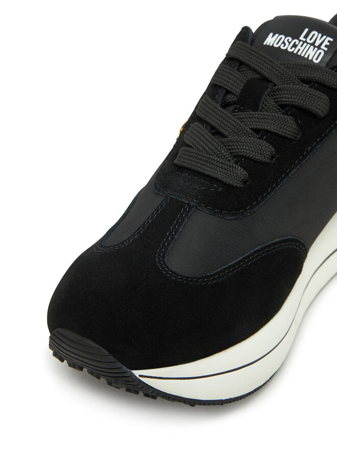 LOVE MOSCHINO Sneakersy LOVE MOSCHINO JA15074G1MINA00A Czarny