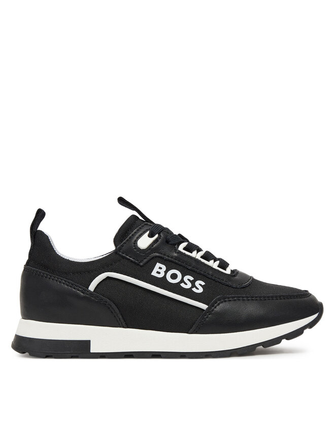 BOSS Sneakersy BOSS J51653 M Černá