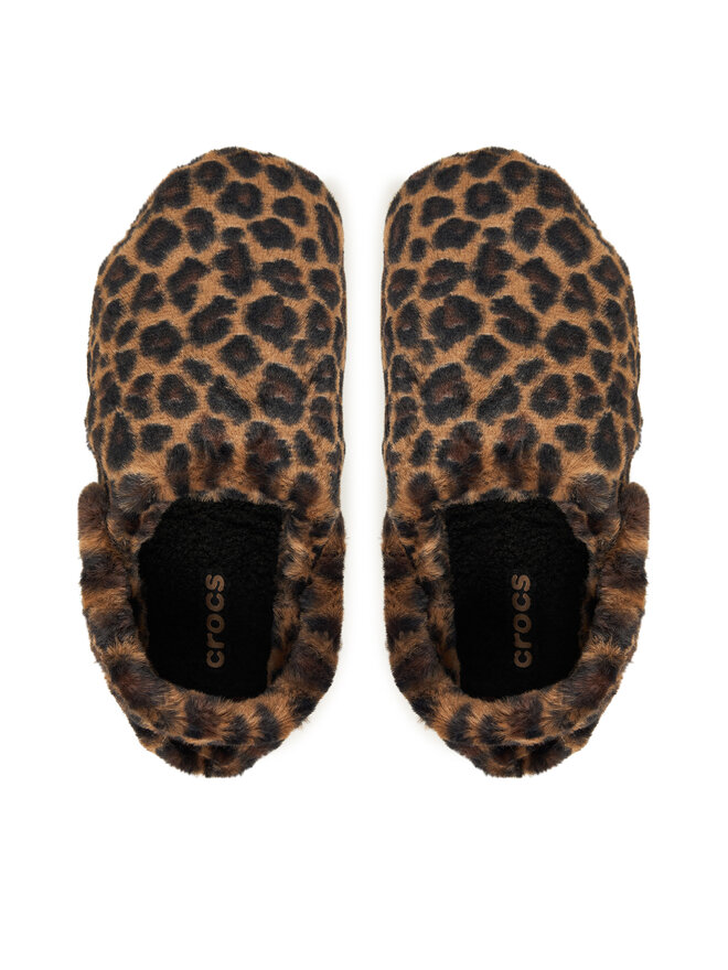 Crocs Тапочки Crocs Classic Unfurgettable Animal Clog 212002 Коричневий