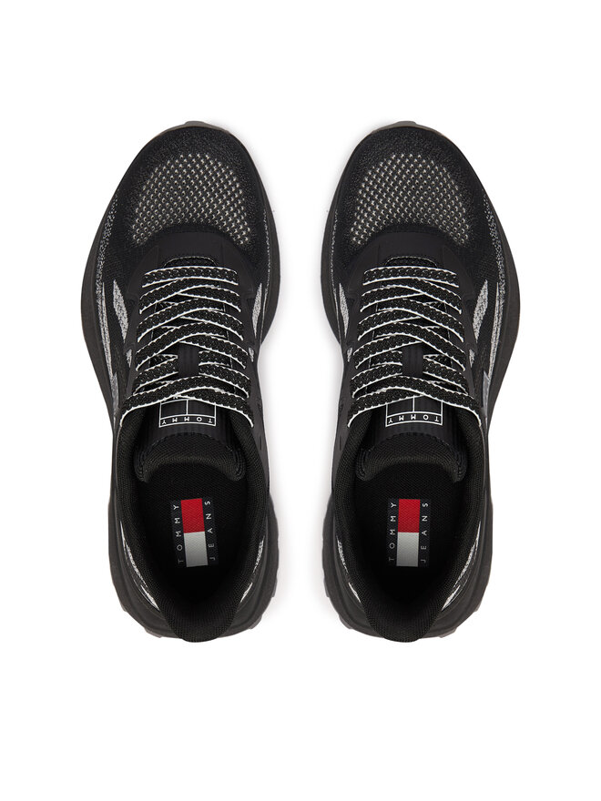 Tommy Jeans Sneakers Tommy Jeans Tjw Sporty Knit Runner EN02962 Schwarz
