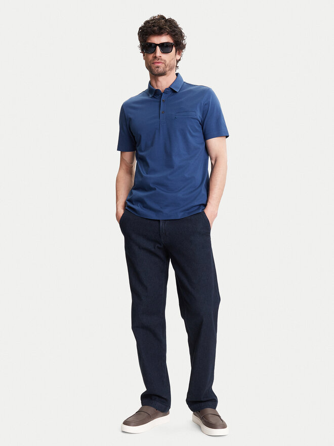 Pierre Cardin Pierre Cardin Поло C5 21514.2122 Cиній Regular Fit