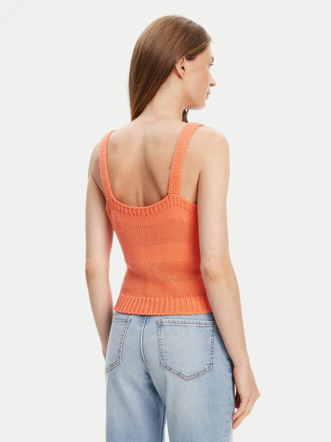 United Colors Of Benetton United Colors Of Benetton Top 1898DH018 Orange Relaxed Fit