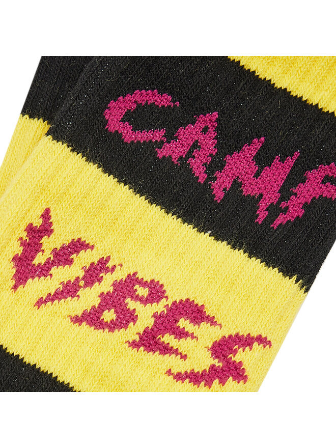 Poler Κάλτσες Ψηλές Unisex Poler Camp Vibes 223ACUSK04 Κίτρινο