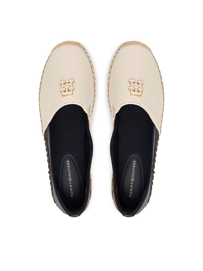 Tommy Hilfiger Espadrilles Tommy Hilfiger Th Logo Leather Espadrille FW0FW09246 Bunt