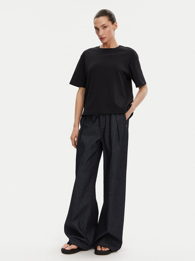 Weekend Max Mara Weekend Max Mara T-Shirt 2515941042650 Μαύρο Regular Fit