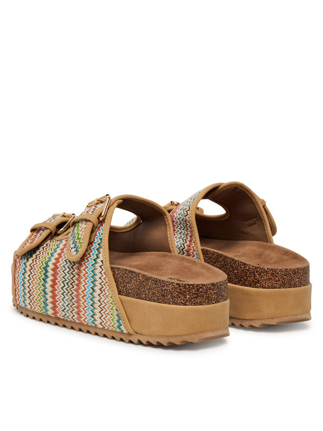 DeeZee Pantoletten DeeZee LB-P1742 Beige