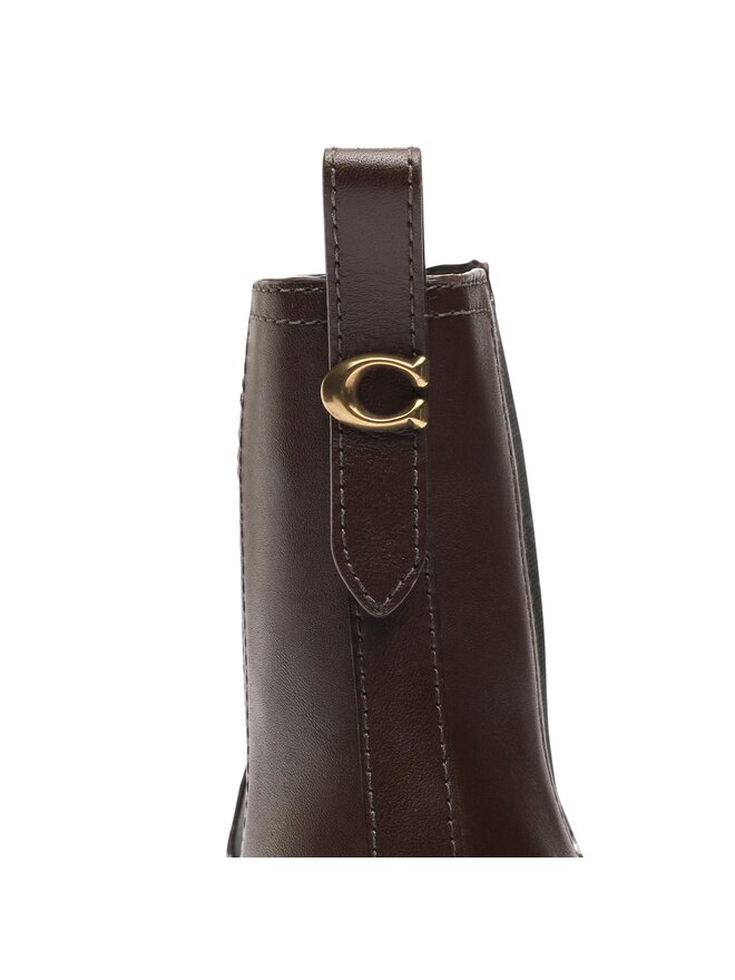 Coach Chelsea Coach Maeve Lth Bootie CN143 Marrone