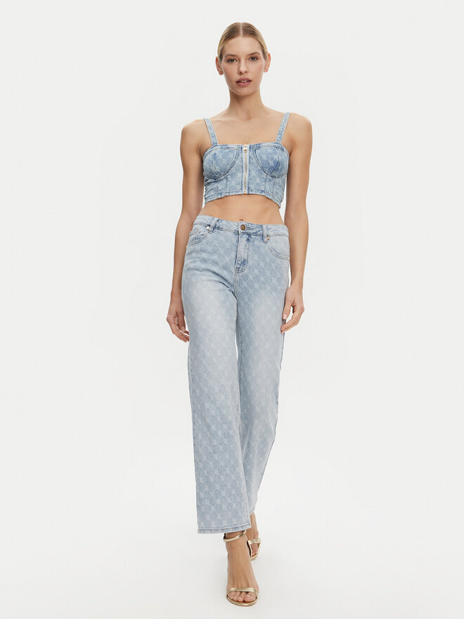 Gaudi Gaudi Top 511BD46001 Azul Slim Fit